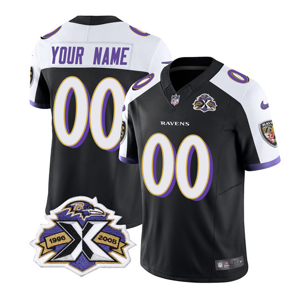 Men & Women & Youth Baltimore Ravens Active Player Custom Black White 2023 F.U.S.E With Patch Throwback Vapor Limited Stitched Jersey,We sell and wholesale Men & Women & Youth Baltimore Ravens Active Player Custom Black White 2023 F.U.S.E With Patch Throwback Vapor Limited Stitched Jersey on line form chian!